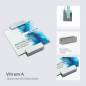 Preview: Tuerschild VITRUM A Glasschild, fuer Buero 160 160 mm
